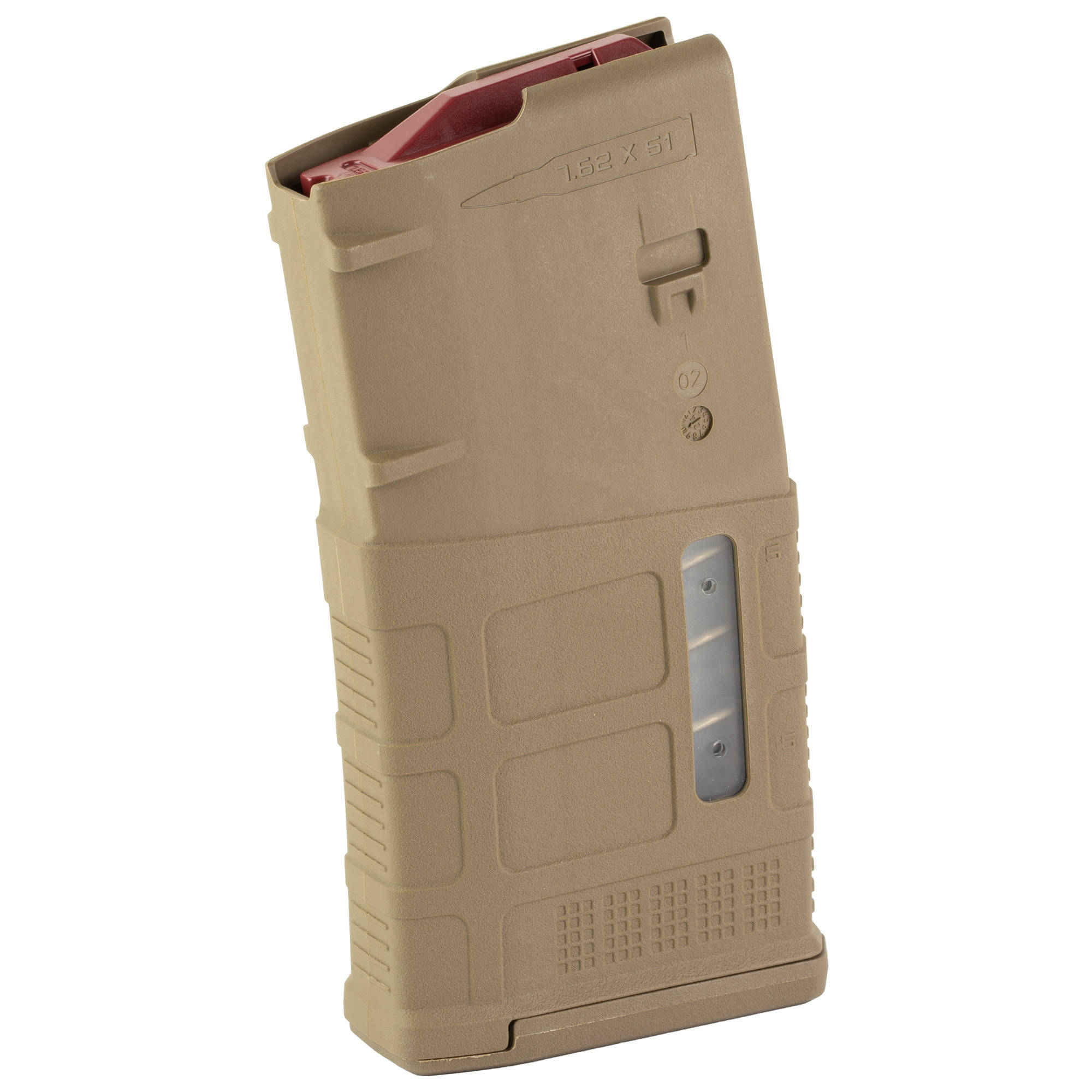 Magpul PMAG LR/SR Gen M3 for SR25/M110 Rifle Magazine Medium Coyote Tan 7.62x51mm/.308 Win 20/rd - Image 4