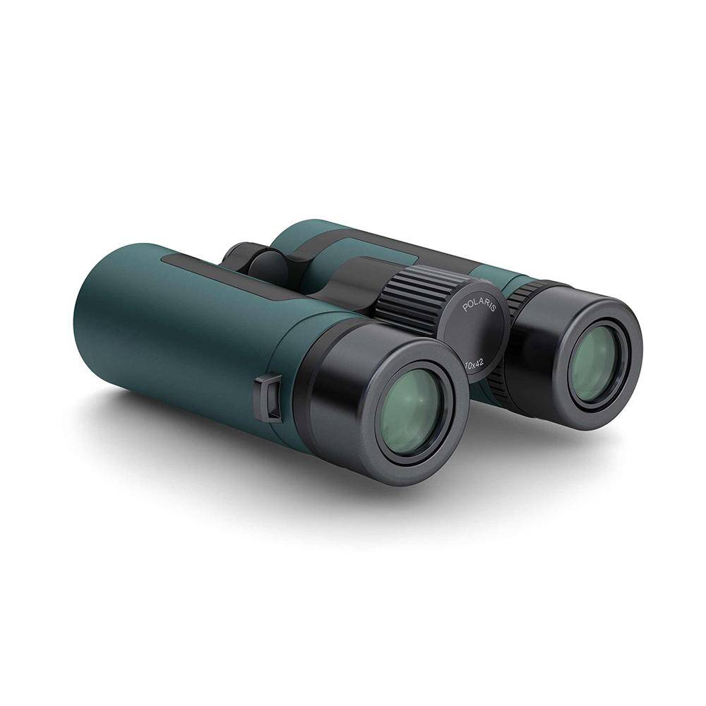 German Precision Optics Polariz Binocular Bundle 10x42 Green Black with Harness Tripod Adaptor - Image 2