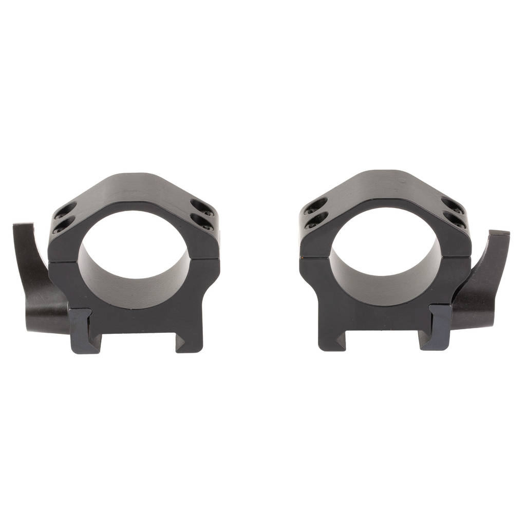 WARNE MAXIMA 1" HRZ QD LOW RINGS BLK