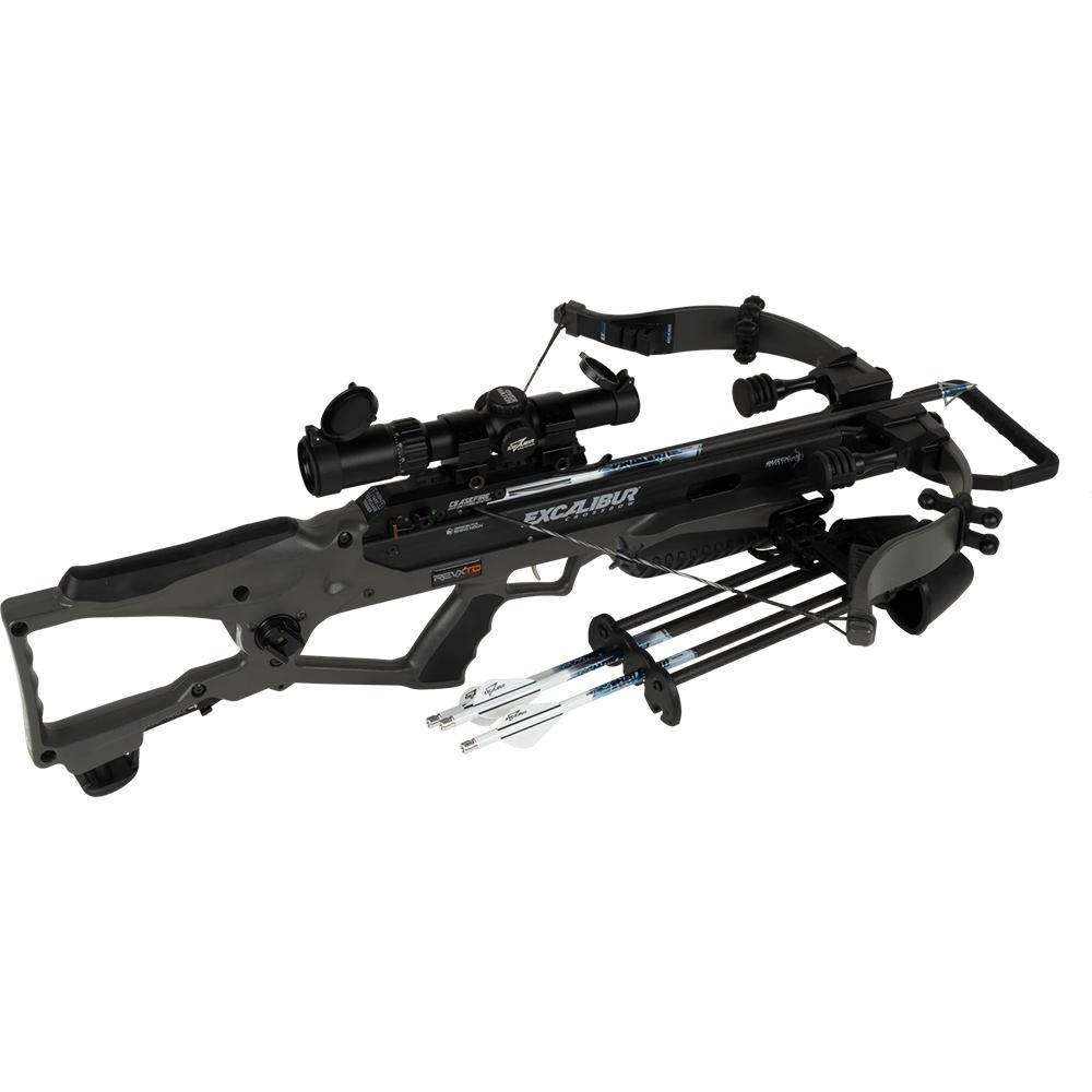 Excalibur RevX TD Crossbow 400 fps Stealth Grey with Overwatch Scope & Explore Case