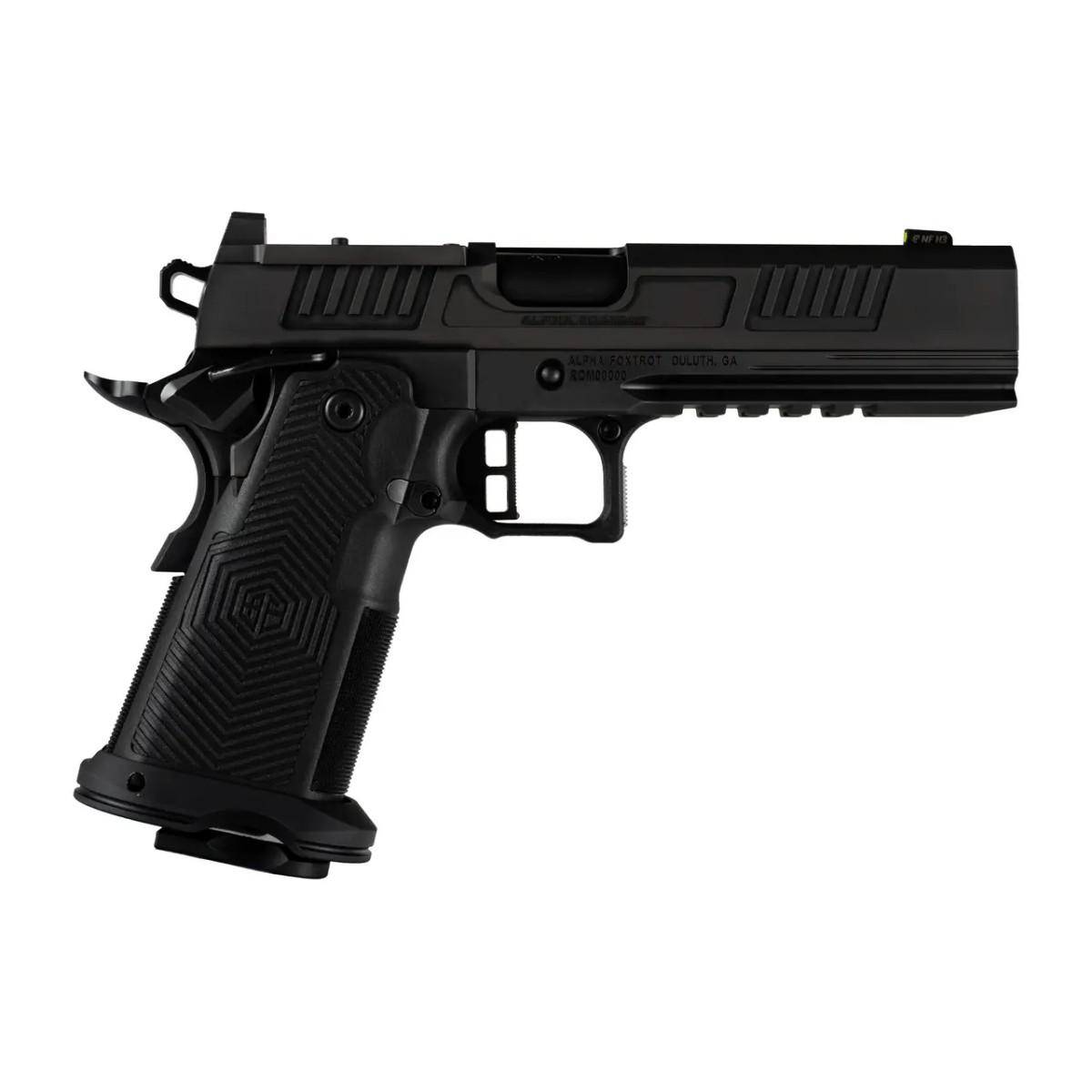 AF1911-ROMULUS 9MM 20 & 17 Rd Magazine (1 Each) 5" Bull Ramped Ported Barrel DLC Black MOS Optic Cut