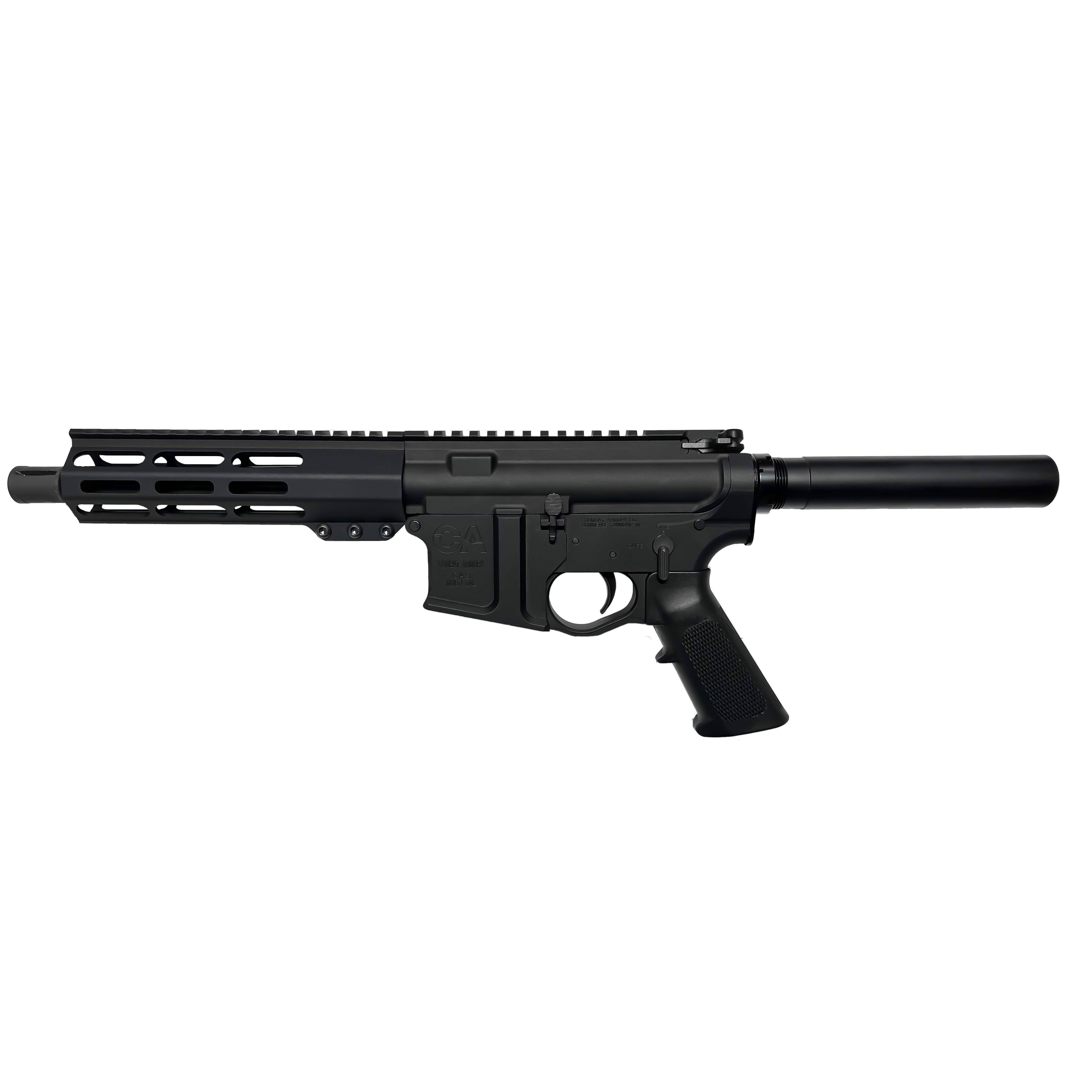 Combat Armory CA-15 Pistol 300 Blackout 10rd Magazine (1) 7.5" Barrel 7'' Full Pic M-LOK Rail