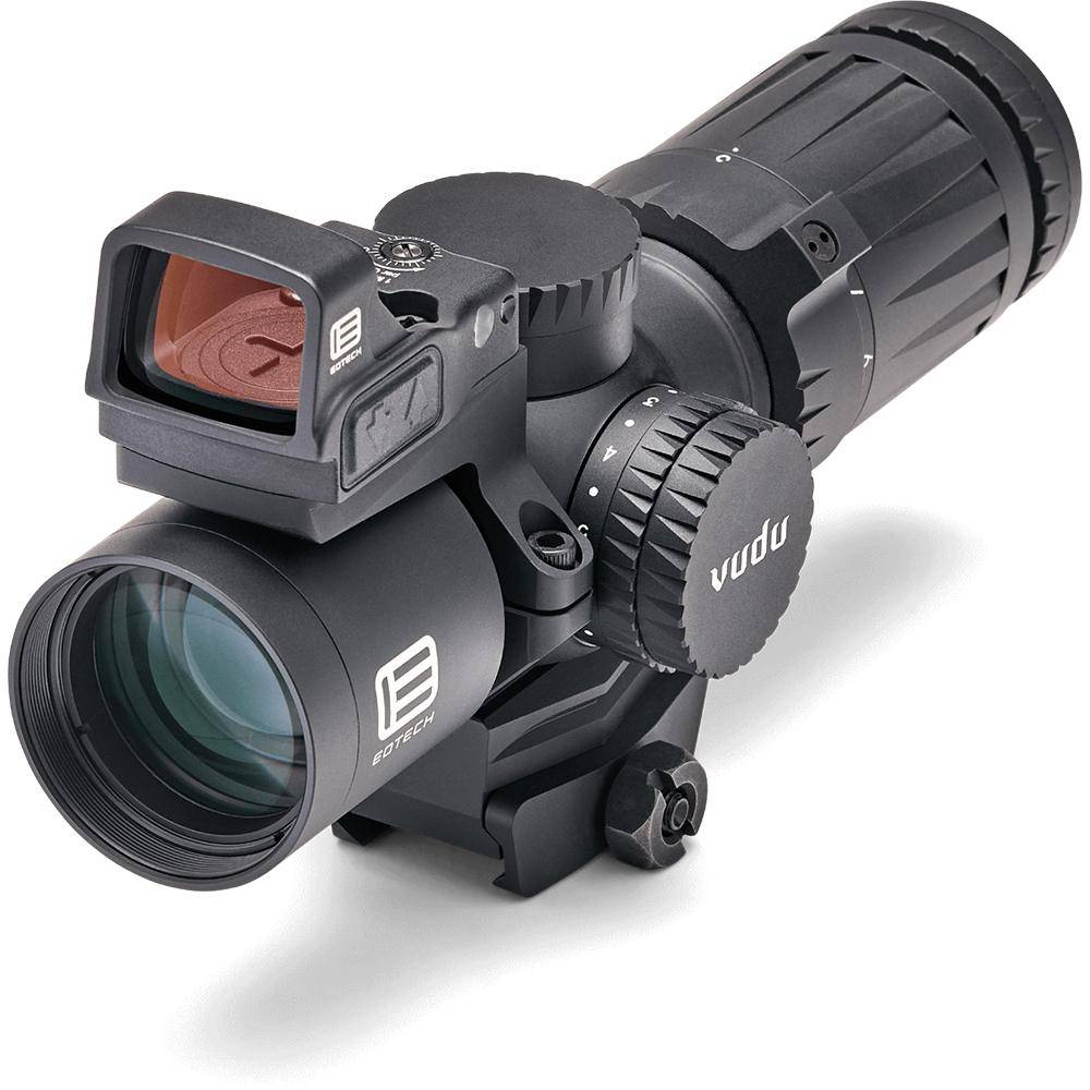 EOTech Vudu Rifle Scope 3-9x32 34mm SFP HC1 Illum. Black with Integrated Mount and EFLX Red Dot