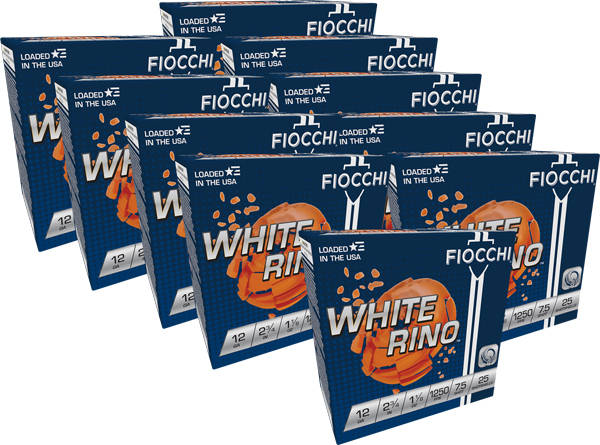 FIOCCHI WHITE RINO 12GA 2.75