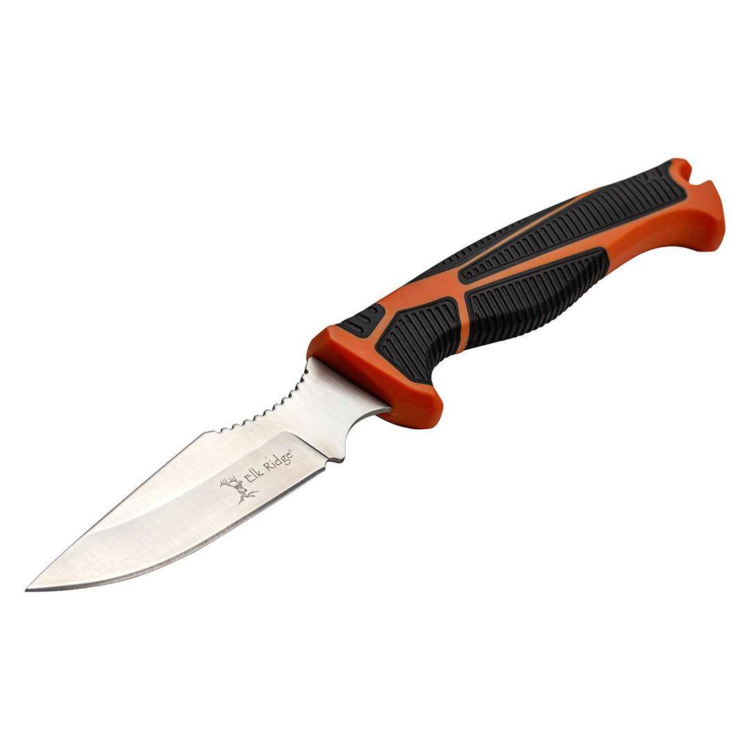 Master Cutlery Elk Ridge Trek Fixed Knife 4" Blade Orange and Black - Image 3