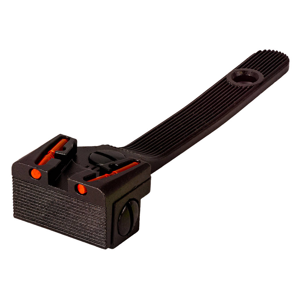 HIVIZ ADJ REAR SIGHT S&W RVLVR GR/RD