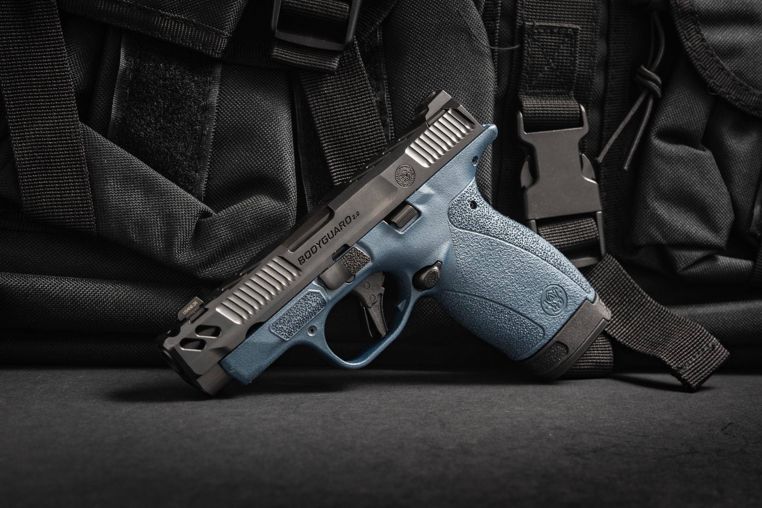 S&W PC Bodyguard 2.0 Blue Titanium Carry Comp Handgun .380 Auto 10(1)&12(1)rd Magazines 3.1" Comp Barrel No Thumb Safety - Image 8