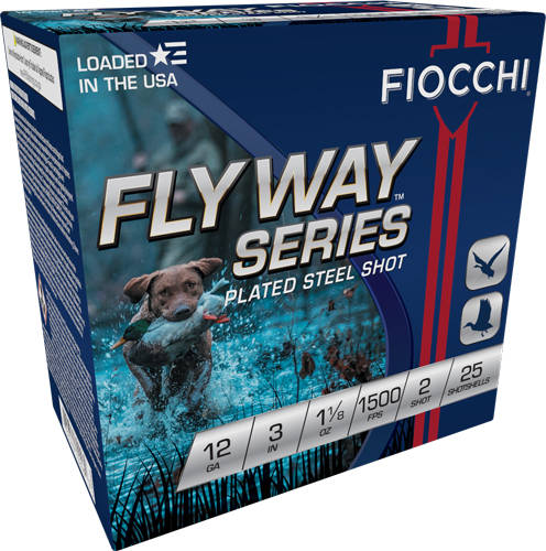 FIOCCHI 12GA #2 FLYWAY STEEL 25/250