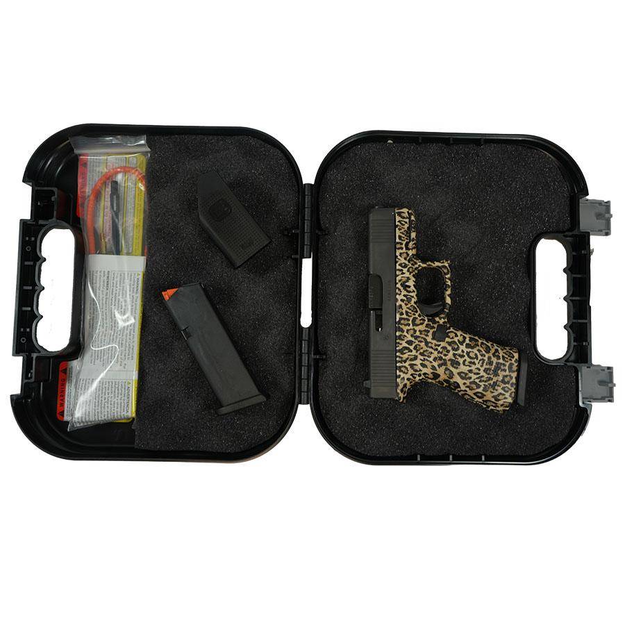 Glock 43X Leopard Print Frame Handgun 9mm Luger 10rd Magazines(2) 3.4" Barrel Accessory Rail USA Made - Image 5