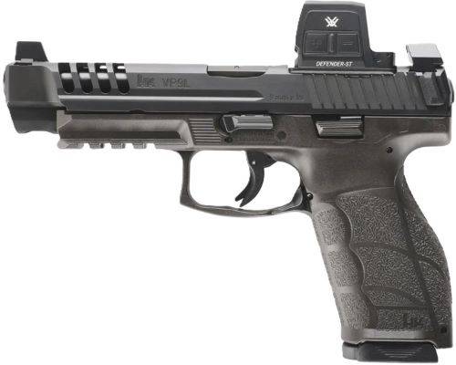 H&K VP9A1 L Optic Ready Handgun 9mm Luger 10rd Magazines(2) 5" Barrel Black Vortex Defender - Image 3