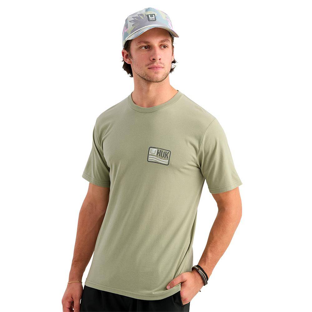 Huk Born Wave Short Sleeve Shirt Seagrass M - Image 2