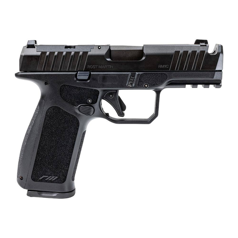Rost Martin RM1CX OR Handgun 9mm Luger 10rd Magazine 4" Comp Barrel Black CA Compliant
