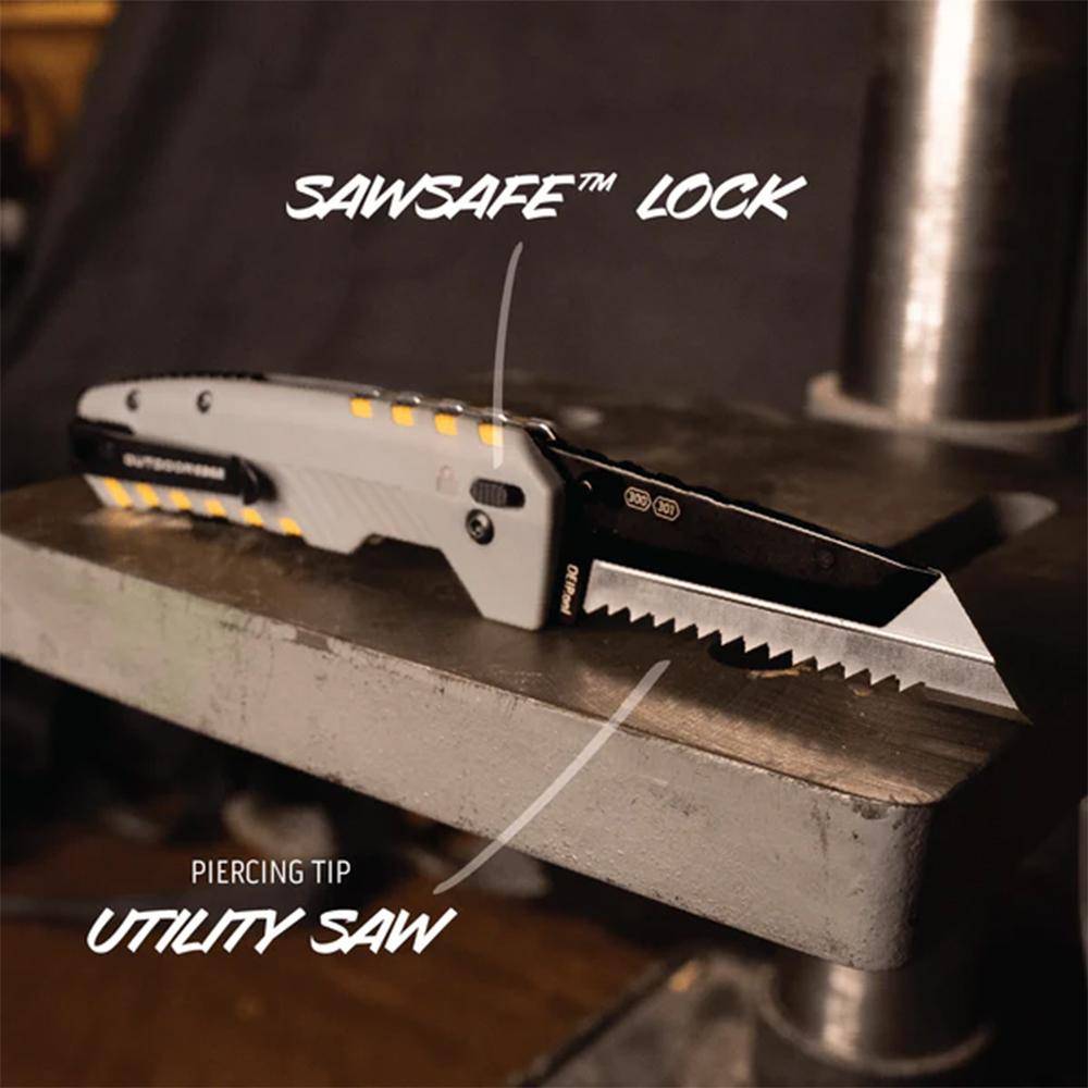 Outdoor Edge Razor XD2 Replaceable Blade 3" Utility Blade Grey - Image 5