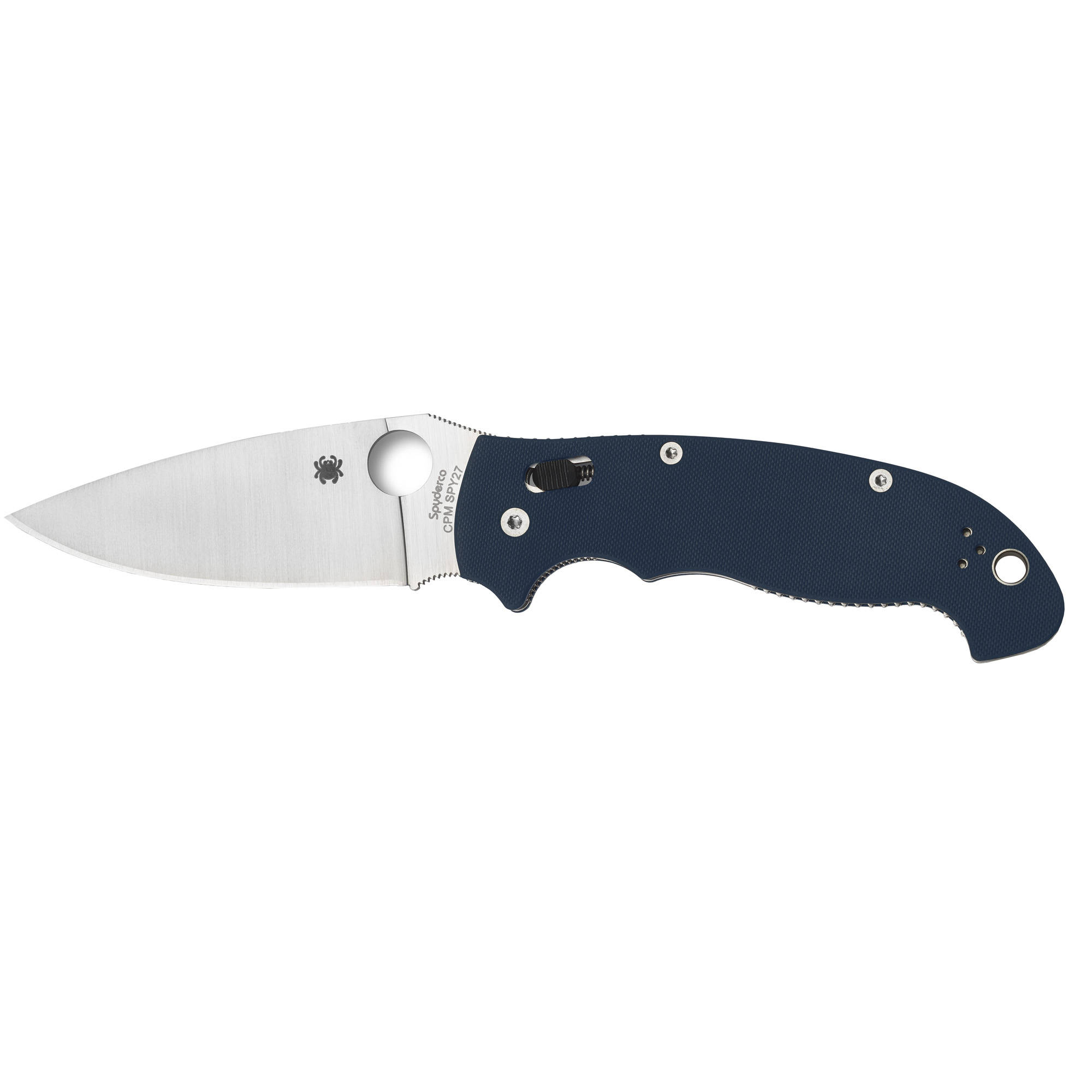 SPYDERCO MANIX 2XL G-10 3.85" BLUE