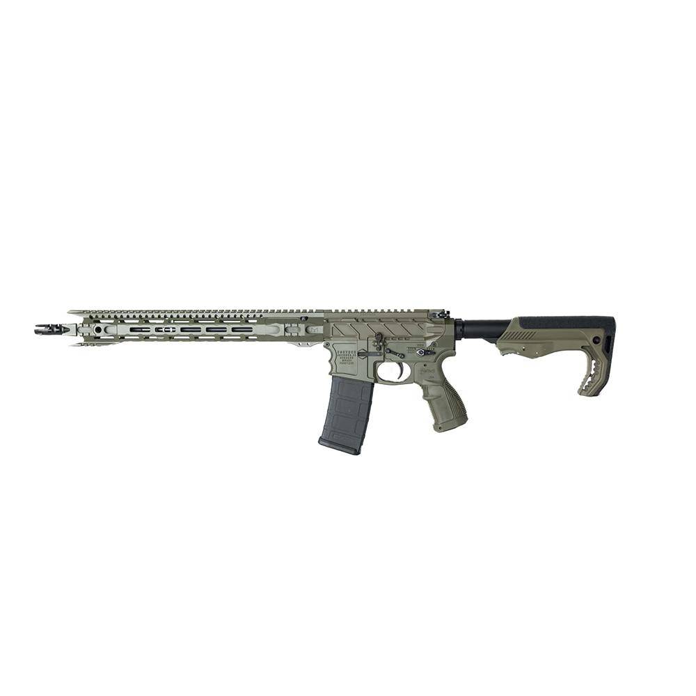 Fostech Stealth Raptor Rifle 5..56mm 30rd Magazine(1) 16" Barrel Mach-1 Rail OD Green - Image 2