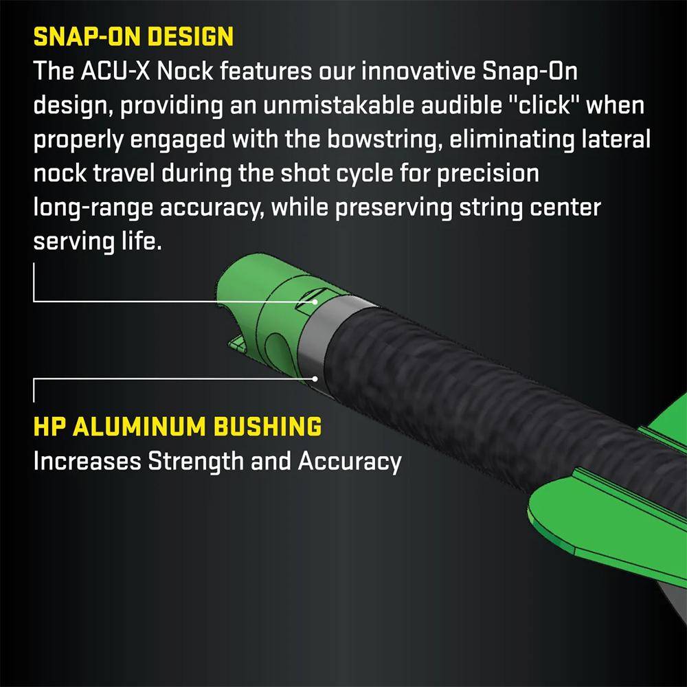 TenPoint ACU-X Snap-On Lighted Crossbow Nock 3/ct - Image 5