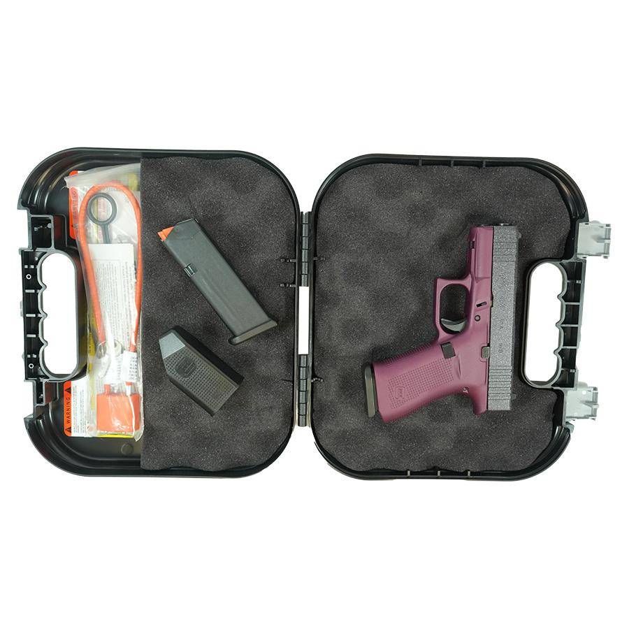 Glock 43X Glitter Slide/Black Cherry Frame Handgun 9mm Luger 10rd Magazines(2) 3.4" Barrel Accessory Rail USA Made - Image 5