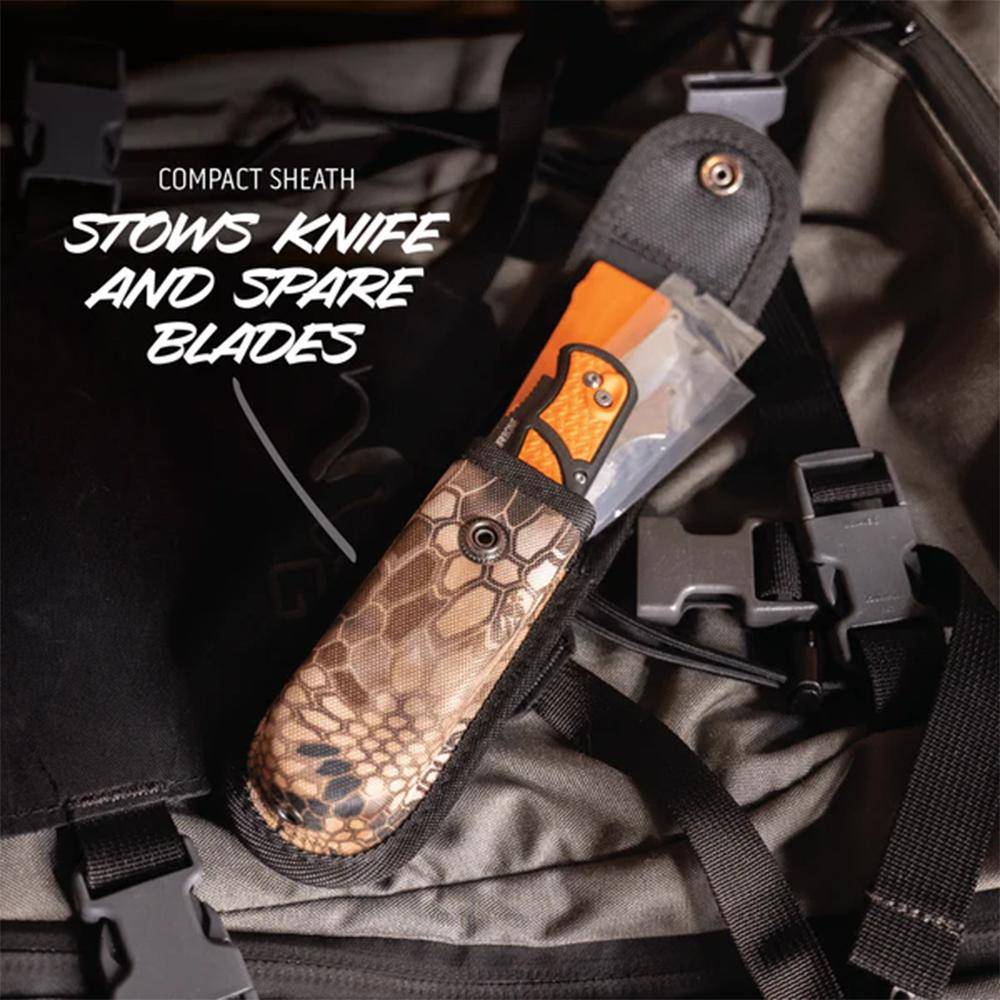 Outdoor Edge RazorBone Replaceable Blade Folding Knife with Boning Drop-point and Gutting Blades - Image 4