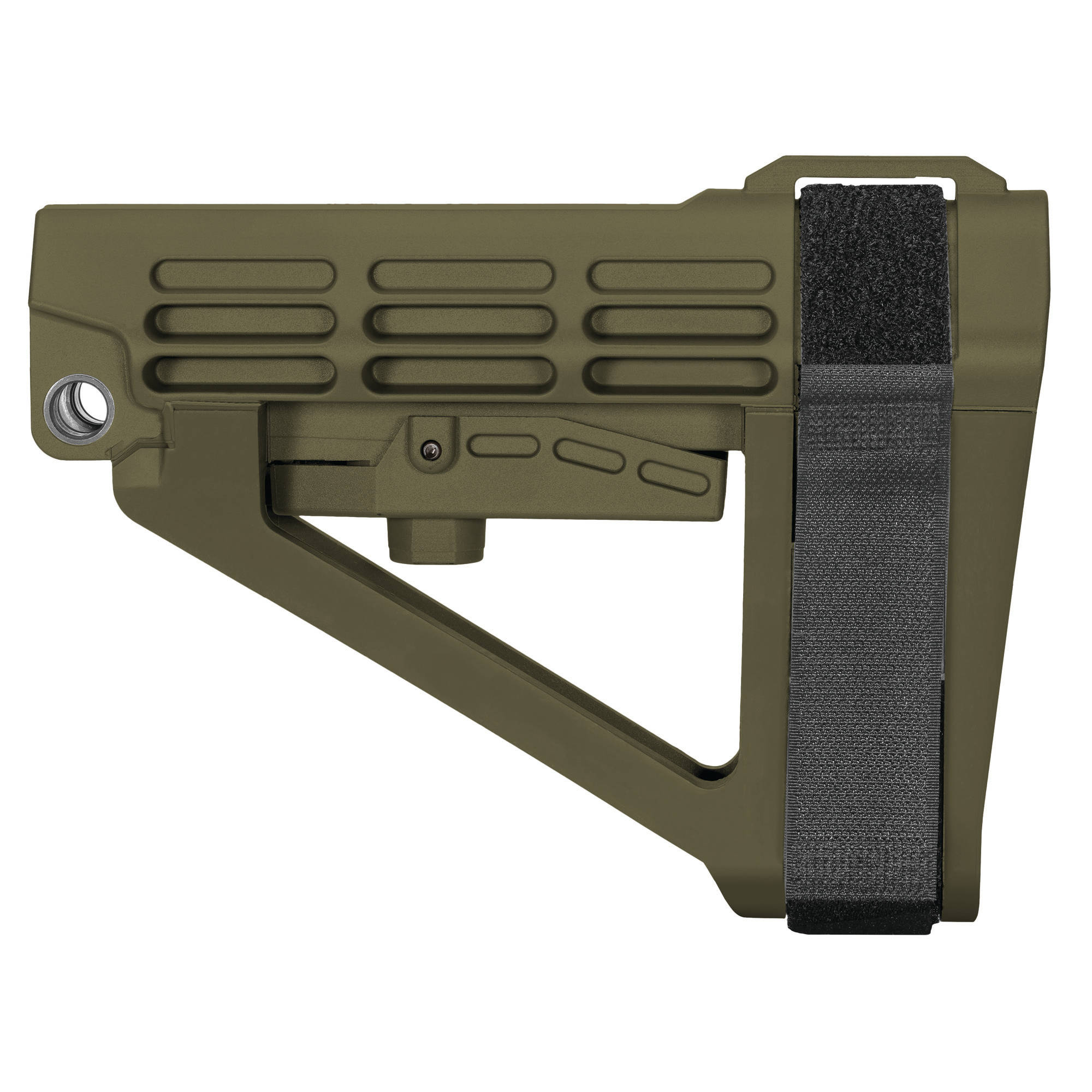 SB Tactical SBA4 5-Postion Adjustable Brace for AR-15 OD Green - Image 2