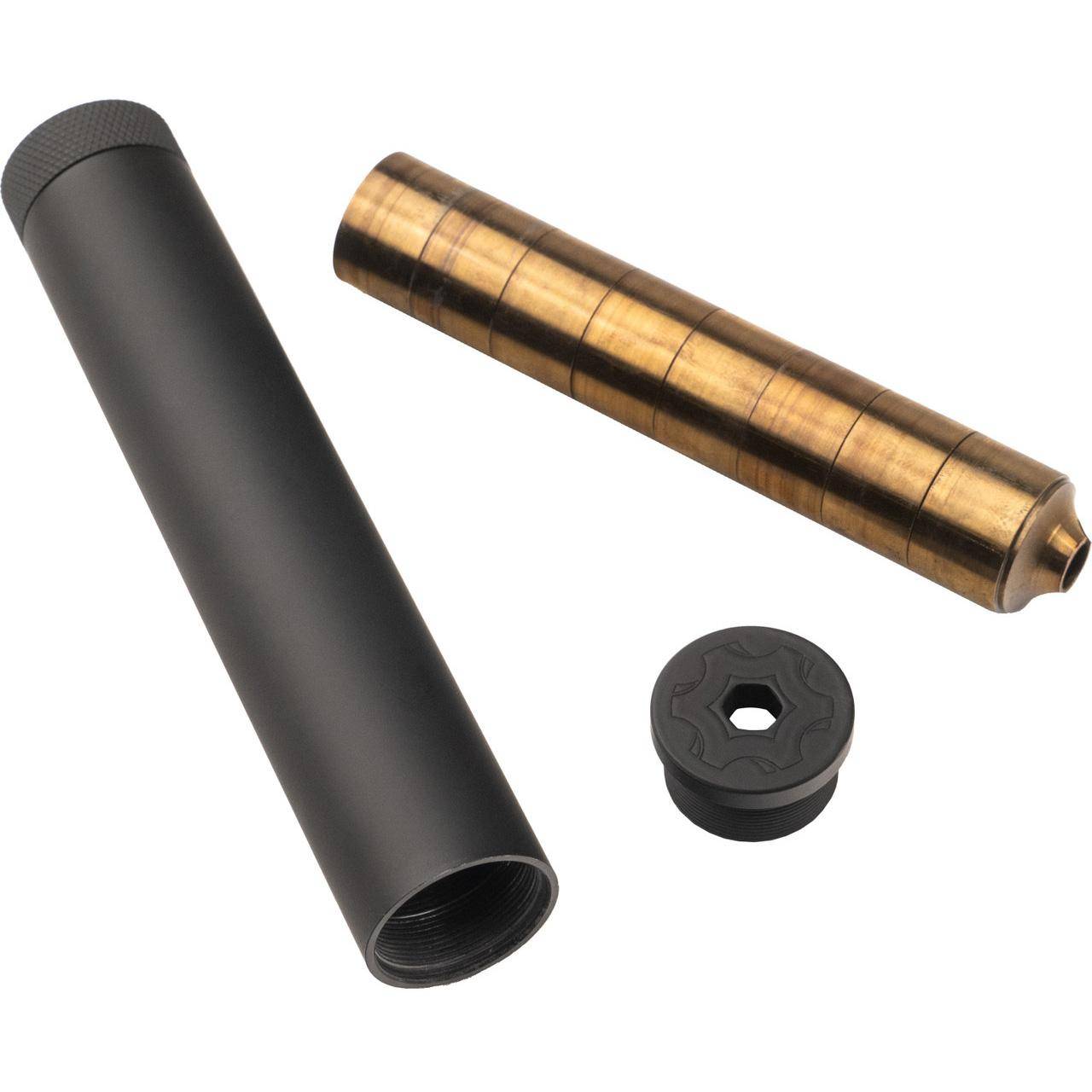 CMMG Zeroed 22 Gen 2 Direct Thread Suppressor 22 LR Stainless Steel Black - Image 3