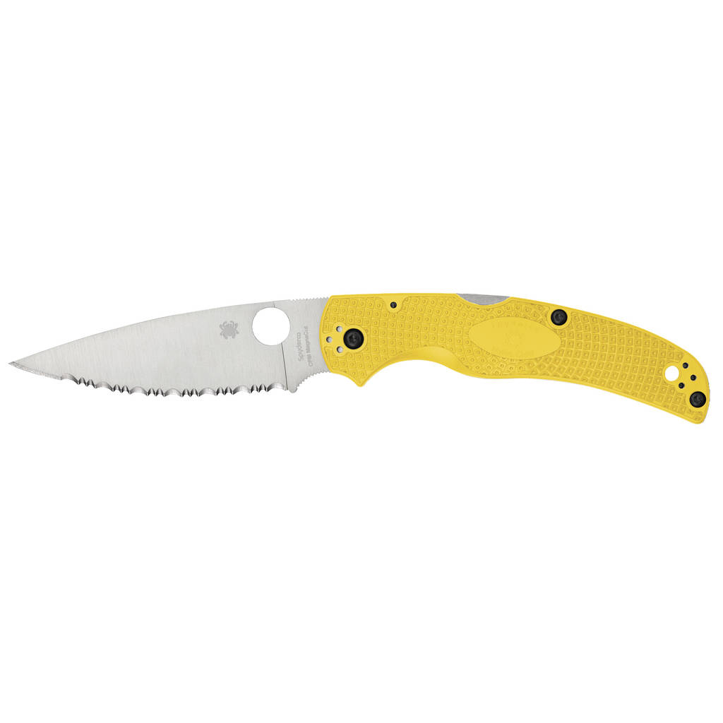 SPYDERCO NATIVE CHF SALT LW YLW SRTD