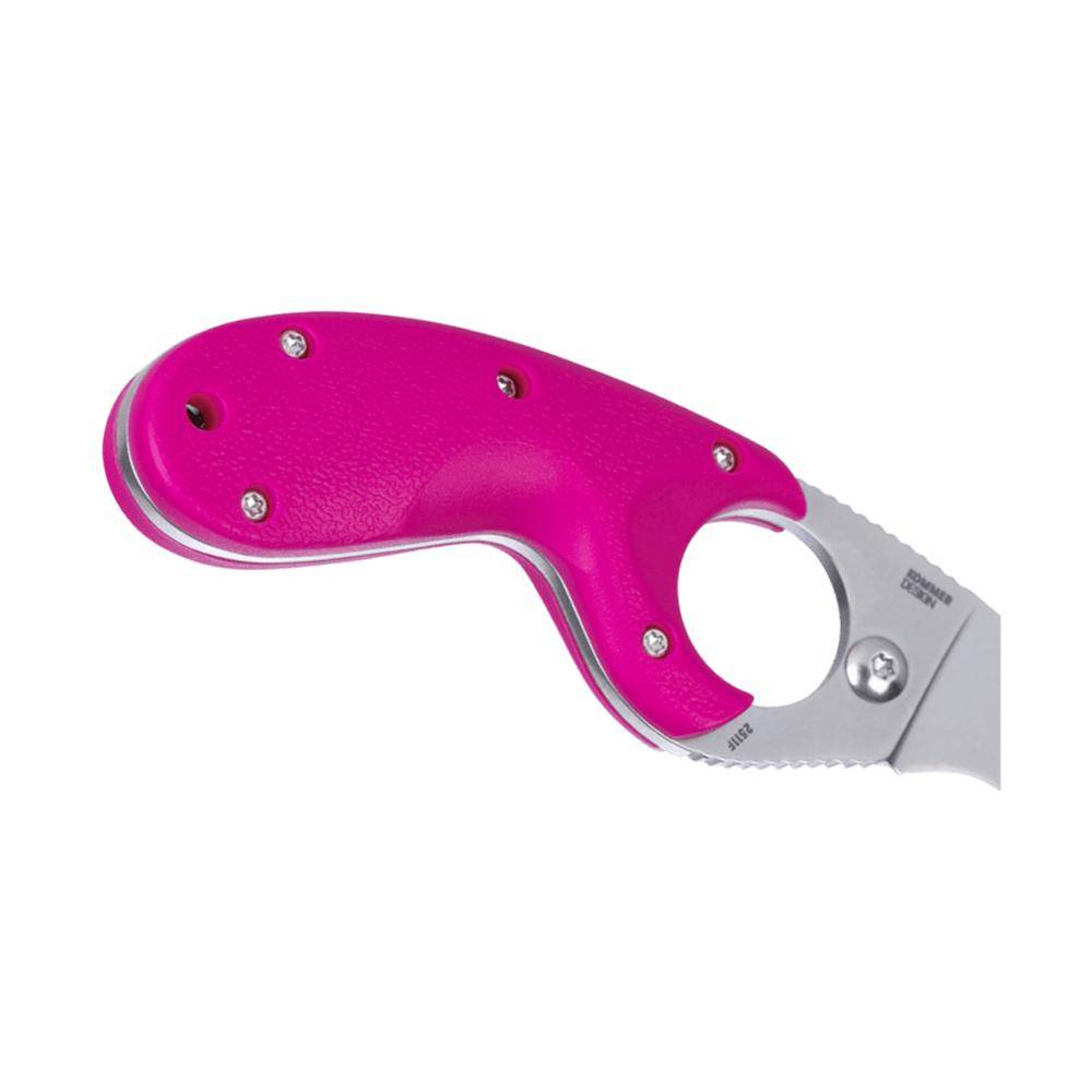 CRKT Bear Claw Fixed Knife 2-2/5" Hawkbill Blade Pink - Image 4