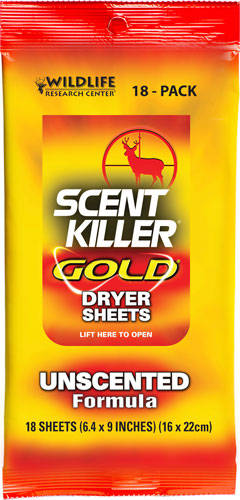 WRC DRYER SHEETS SCENT KILLER