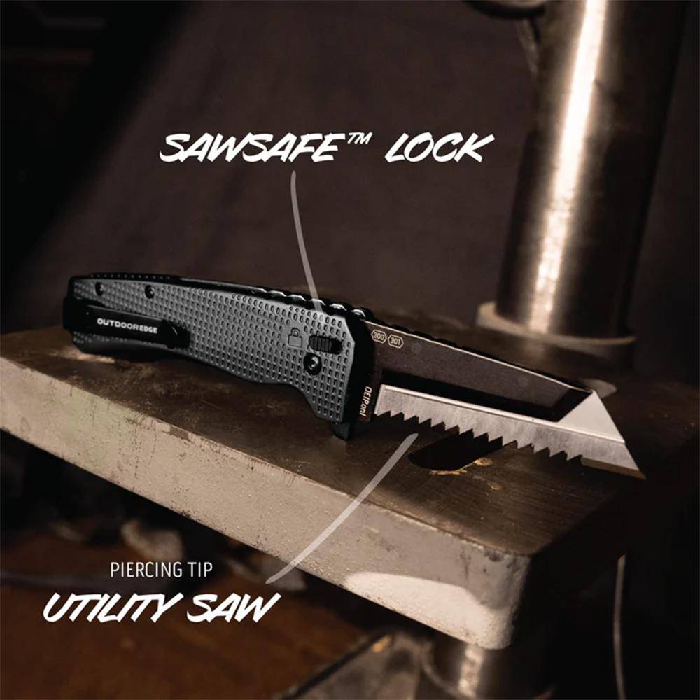 Outdoor Edge Razor XD3 Replaceable Blade Folding Knife 3" Blades Charcoal - Image 6