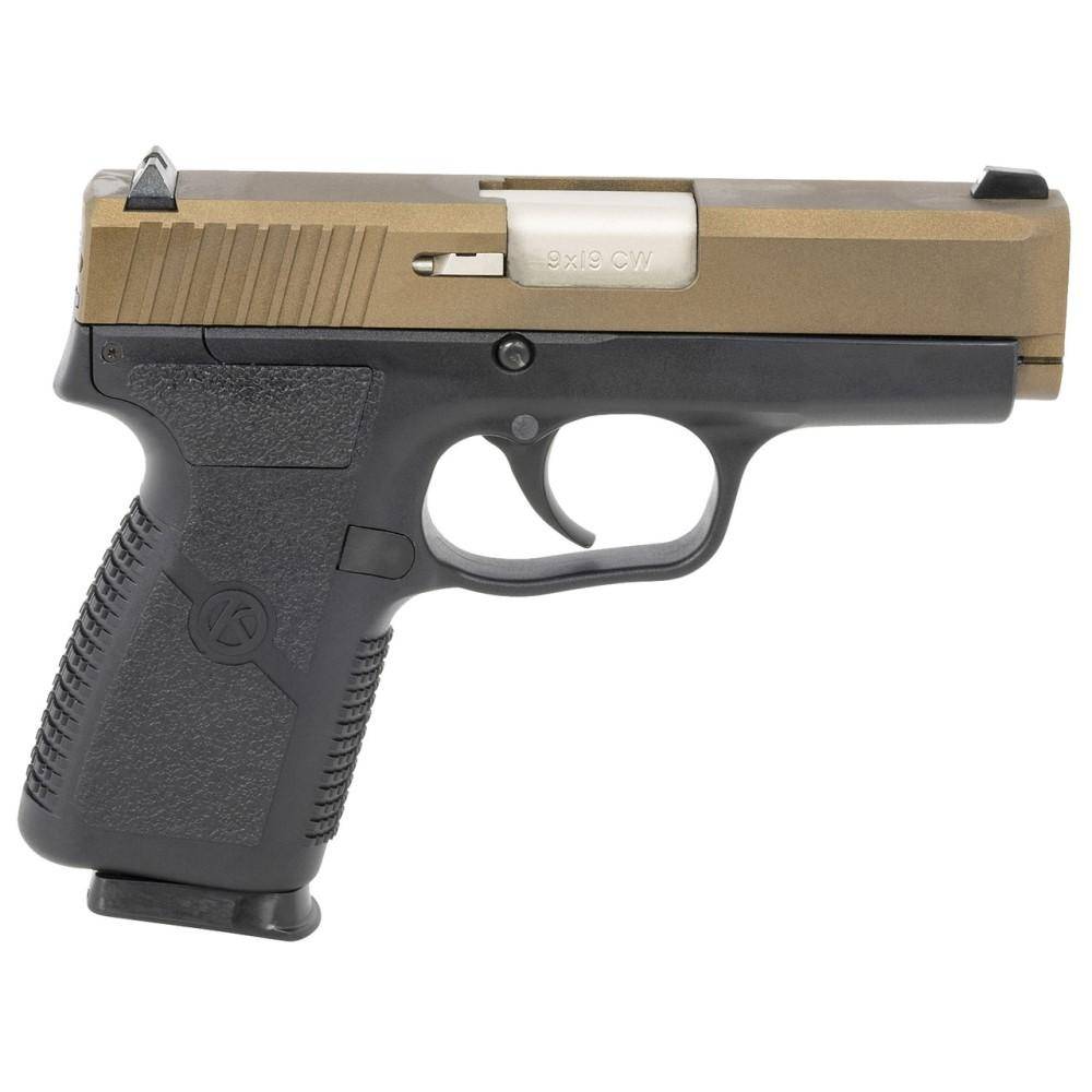 Kahr Arms CW9 Handgun 9mm Luger 7rd Magazine 3.5" Barrel Black Frame with Bronze Slide
