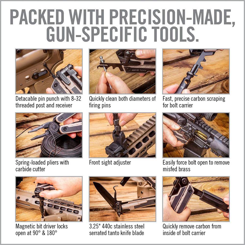 Real Avid AR-15 Tool 37-In-1 Tactical Multitool - Image 5
