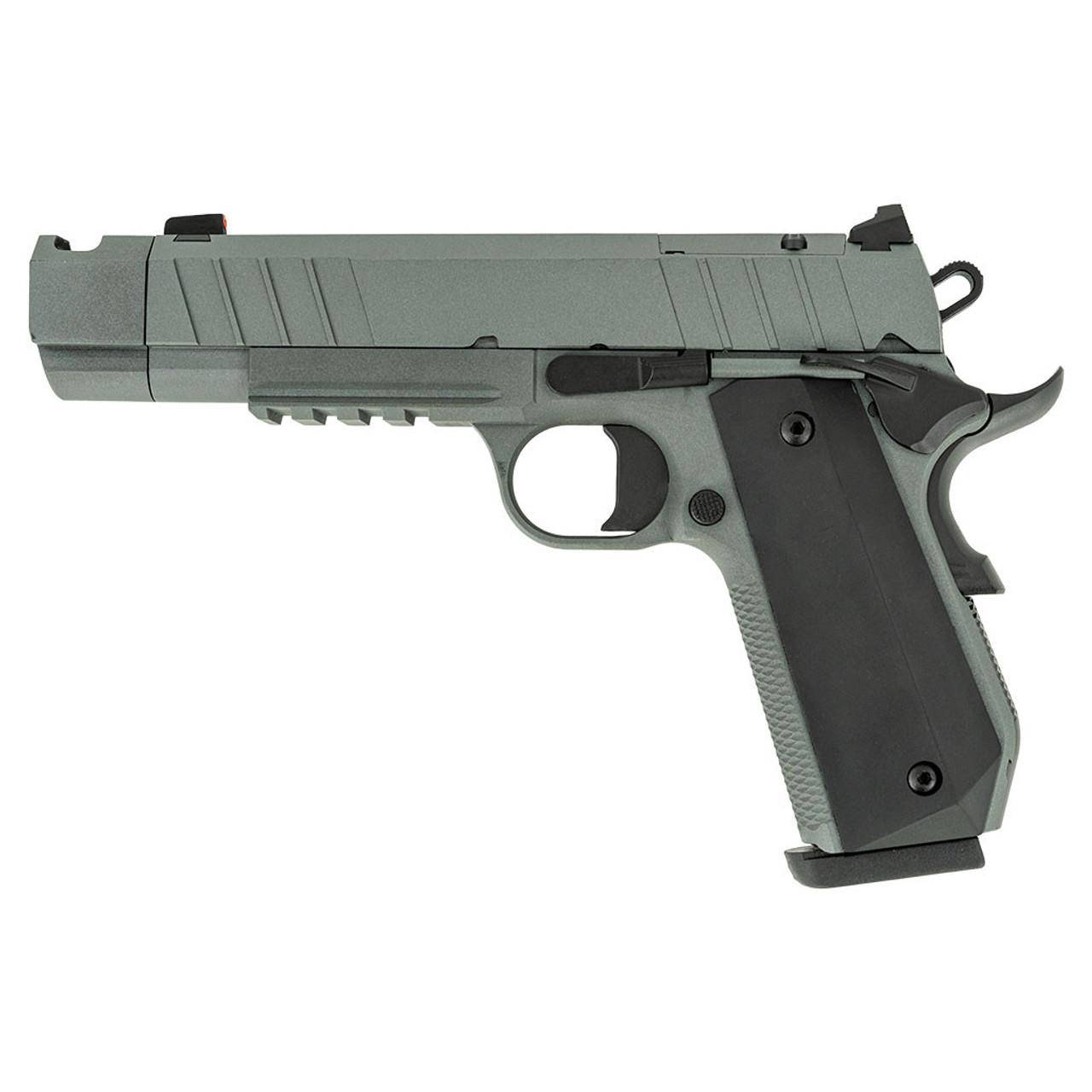 Tisas 1911 Nightstalker SF-C Handgun 10mm Auto 10rd Magazine 4.25'' Compensated Barrel Cerakote Grey Finish - Image 3