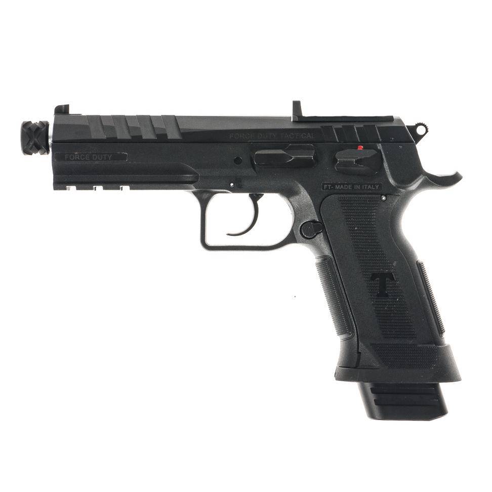 IFG Tanfoglio Force Duty Tactical Handgun 9mm Luger 20rd Magazine(1) 4.9" Threaded Barrel Rapid Sight System - Image 2