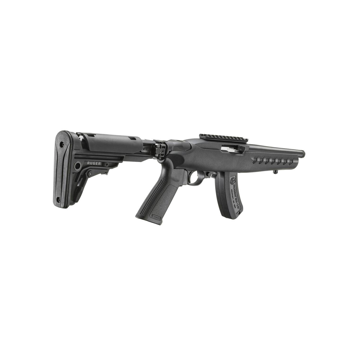 Ruger 10/22 Short Barrel Rifle .22 LR 15rd Magazine 8" Threaded Barrel Matte Black Finish NFA item - Image 2