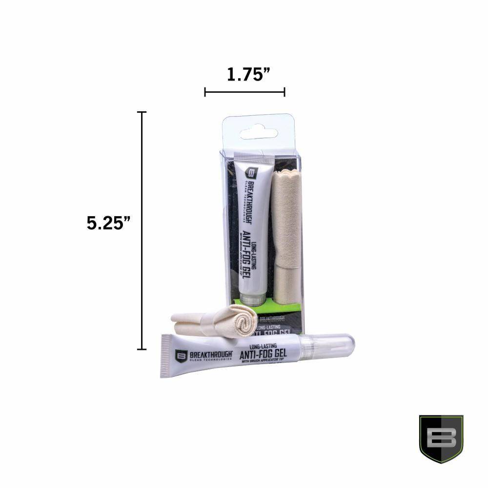 Breakthrough Clean Technologies Anti-Fog Lens Gel Kit with Cloth - Image 2