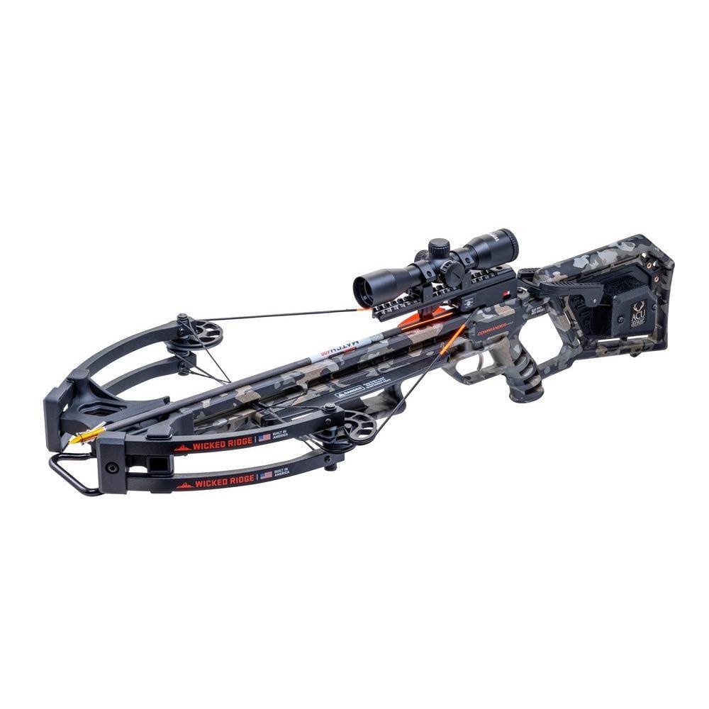 TenPoint Wicked Ridge Commander 400 Crossbow 400 fps Peak Camo with Scope - Image 3