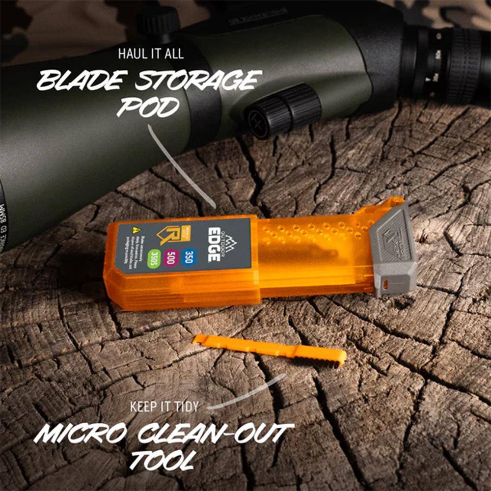 Outdoor Edge Razor HTX Replaceable Blade Folding Knife 3-1/2" Blades Orange - Image 6