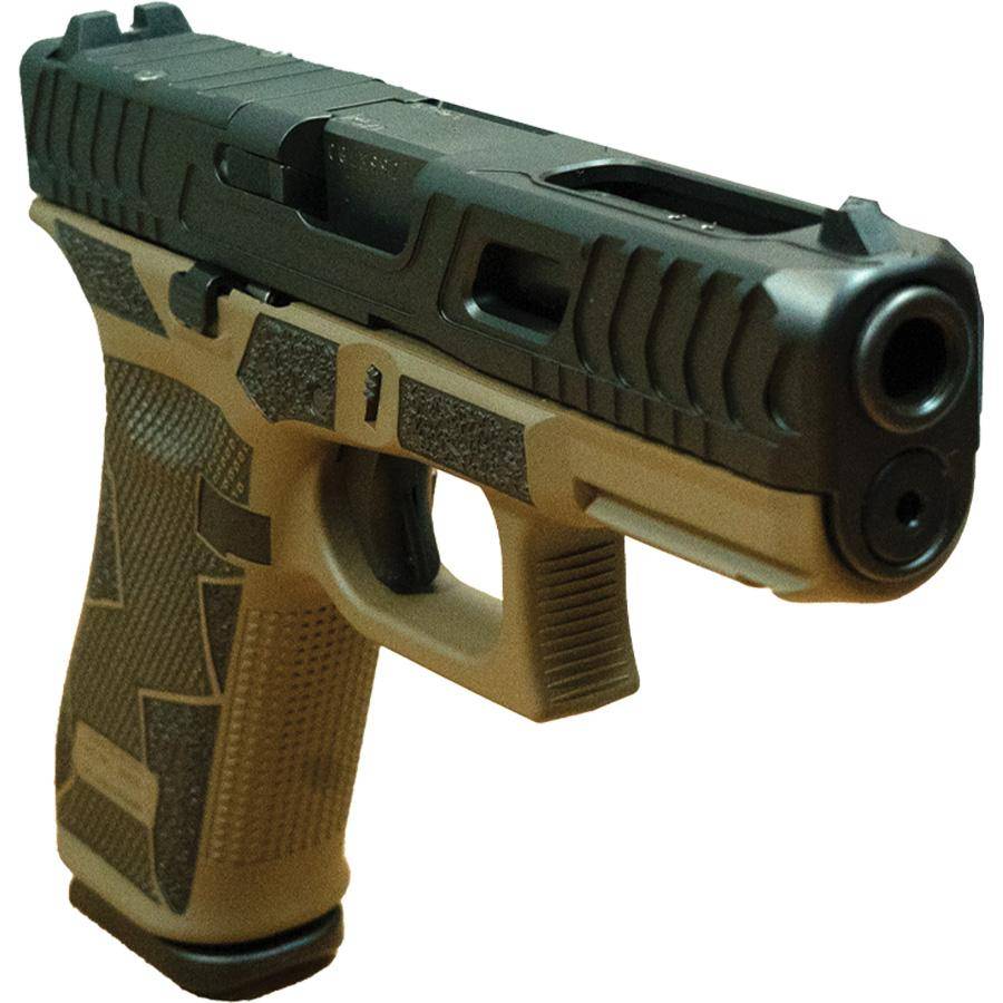 Glock V-Series Model 45 Handgun 9mm Luger 17rd Magazines (3) 3.7" Barrel Kavorka Cerakote FDE Austria - Image 2
