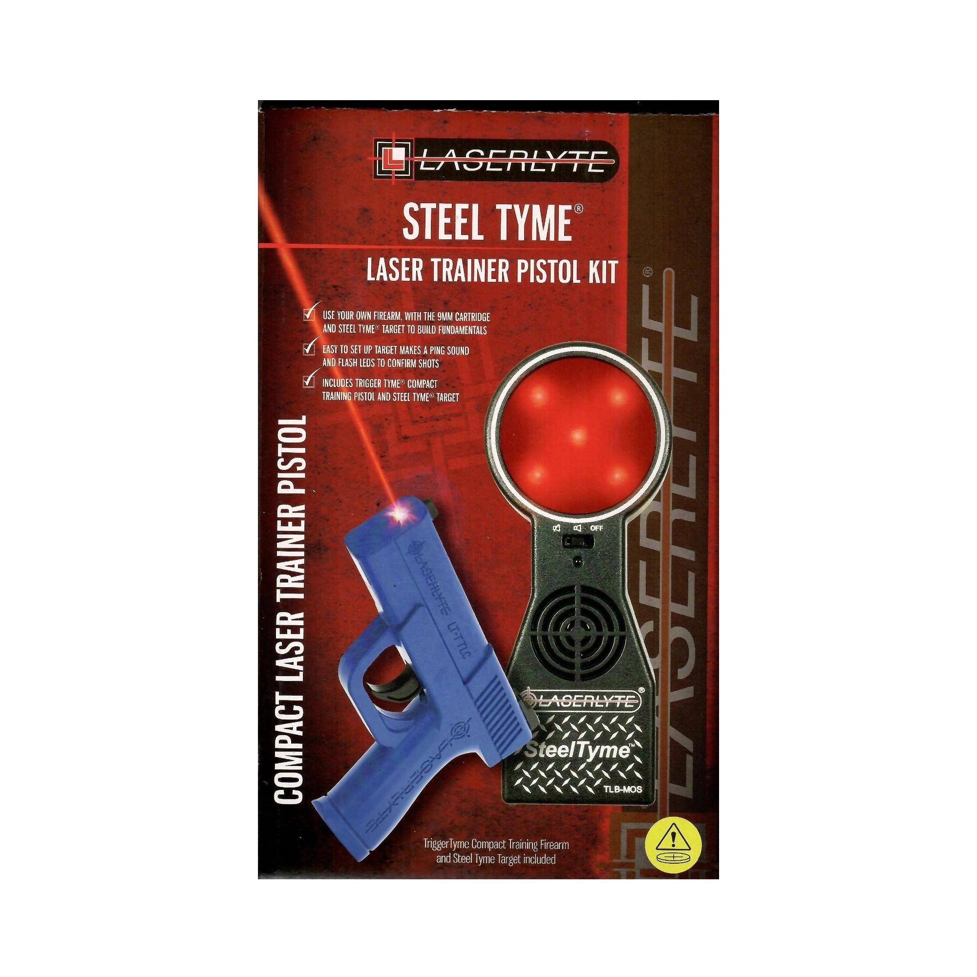 Laserlyte Fullsize Laser Trainer Pistol and SteelTyme Target - Image 2
