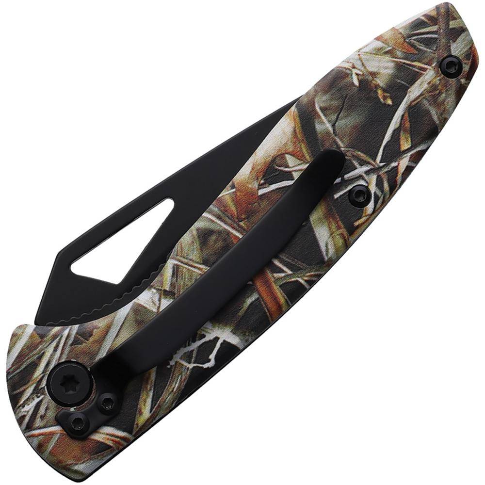 Old Timer Camo Folder Knife 2-9/10" Clip Point Blade Camo - Image 2