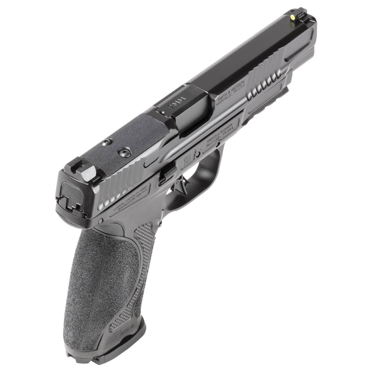 S&W M&P9 M2.0 Metal HD Handgun 9mm Luger 17rd Magazines(2) 5" Barrel Optic Ready NO Thumb Safety Black Steel Frame - Image 4