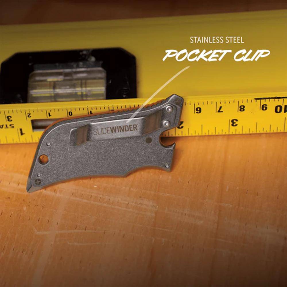 Outdoor Edge Slidewinder 4-in-1 Retracting Utility Knife Blue - Image 6