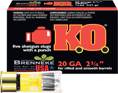 BRENNEKE USA KO 20GA 2.75