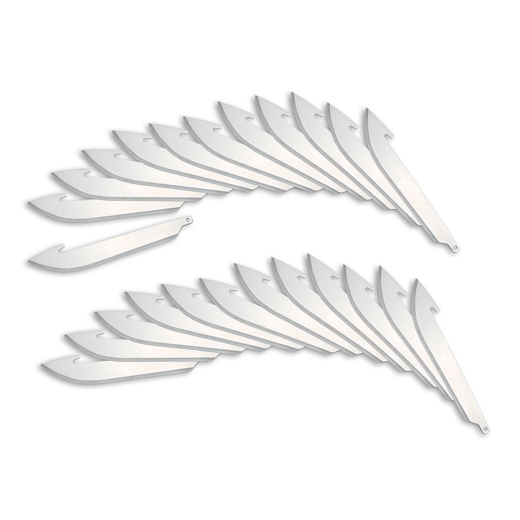 Outdoor Edge 3-1/2" Drop-Point Blade Pack 24/ct - Image 5