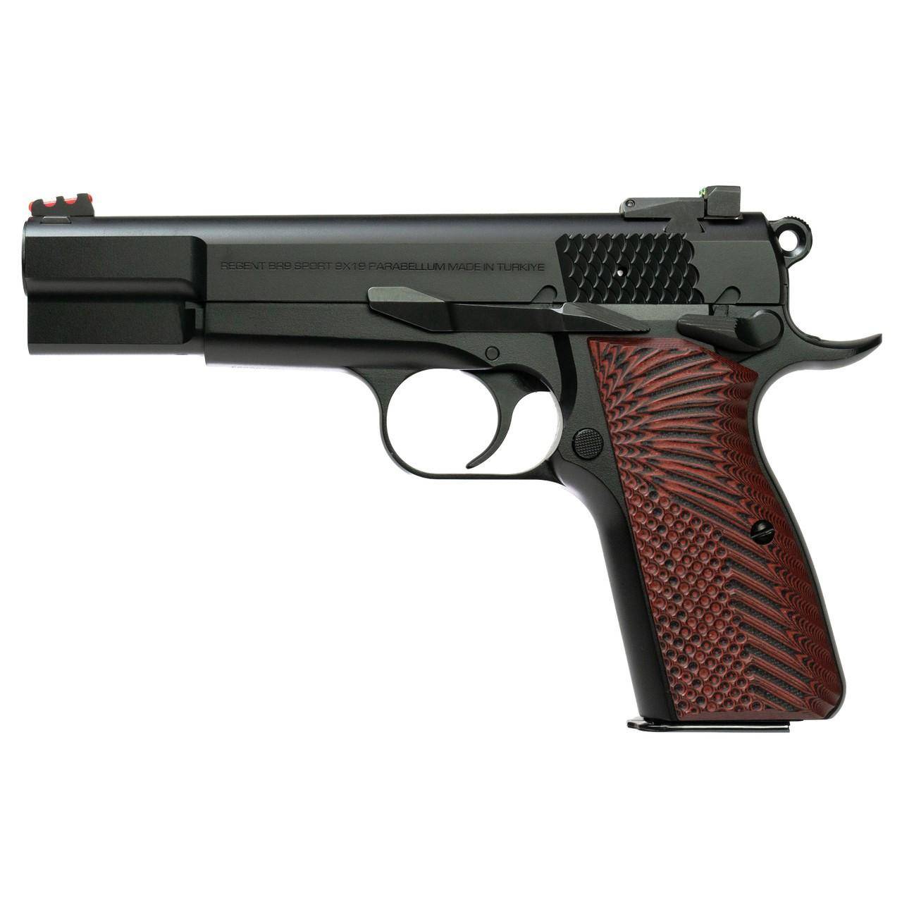 Tisas Regent BR9 Sport 9mm 15rd Magazine(2) 4.67'' Barrel Black w/G10 Grips - Image 2