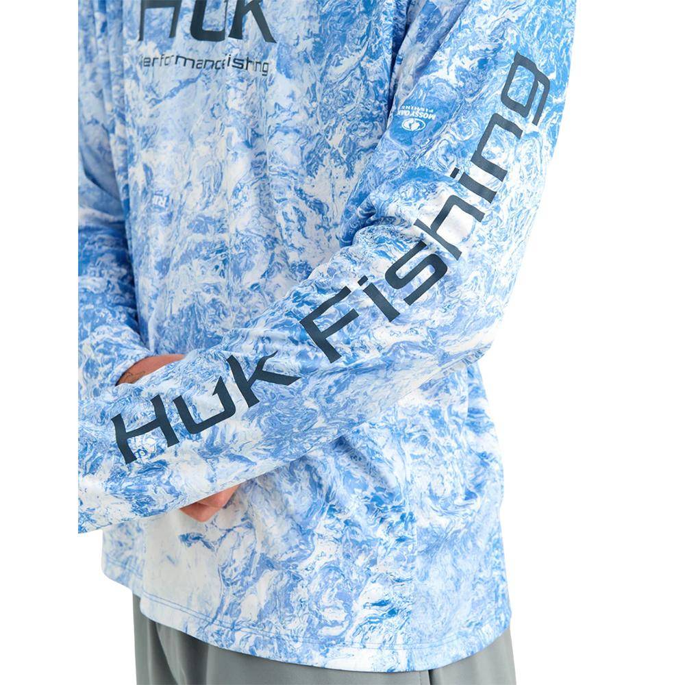 Huk Mossy Oak Pursuit Performance Hoodie MO Regatta 2XL - Image 5