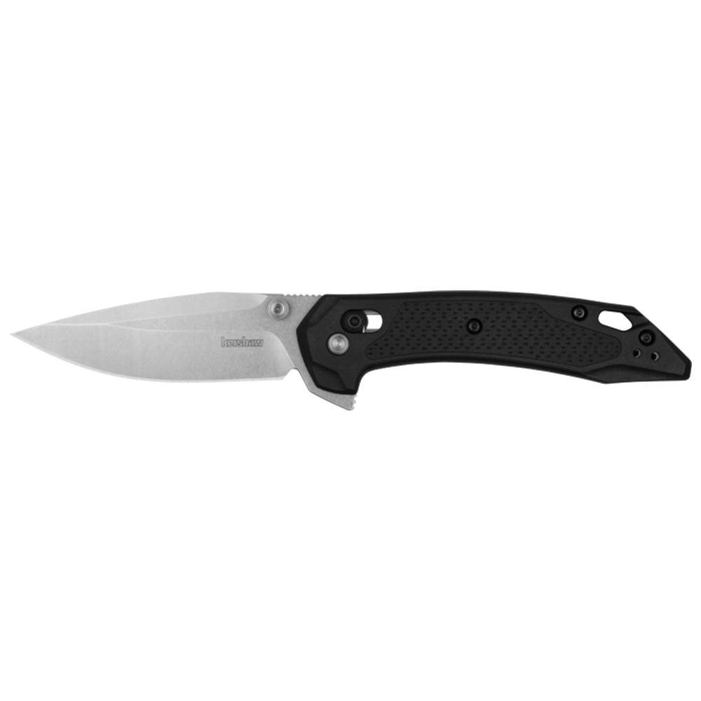 Kershaw Bonneville Folding Knife 3-1/5" Modified Clip Point Blade Black - Image 2