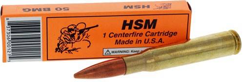 HSM 50 BMG HORNADY A-MAX