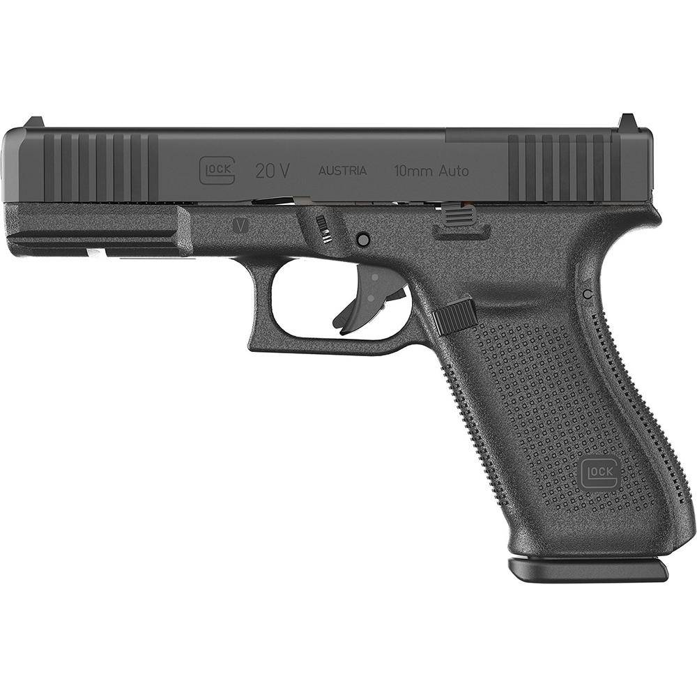 Glock V-Series Model 20 MOS Handgun 10mm 15rd Magazines (3) 4.61" Barrel Black US Made