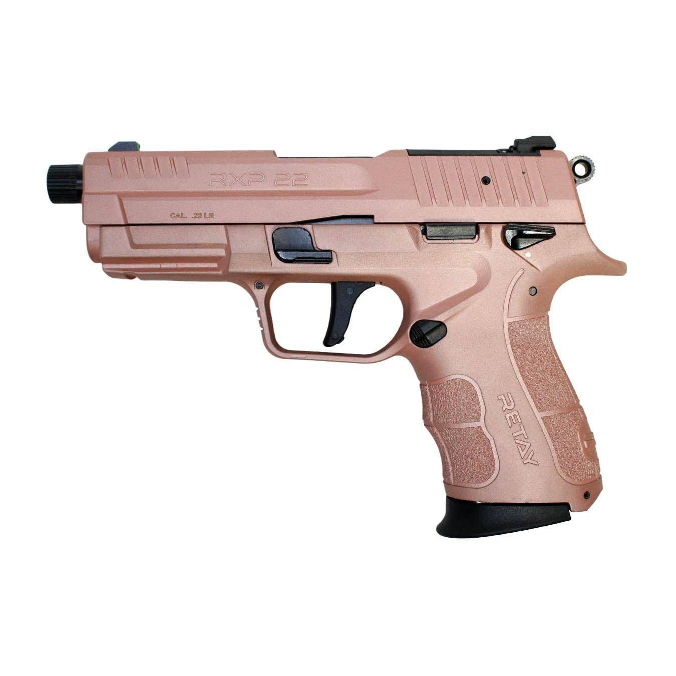 Retay RXP22 Handgun .22 LR 13rd Magazines(2) 4" Threaded Barrel Rose Gold - Image 3