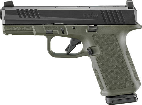 Ruger RXM Handgun 9mm Luger 15rd Magazines(2) 4" Barrel ODG Poly Frame Front Night Sight - Image 8